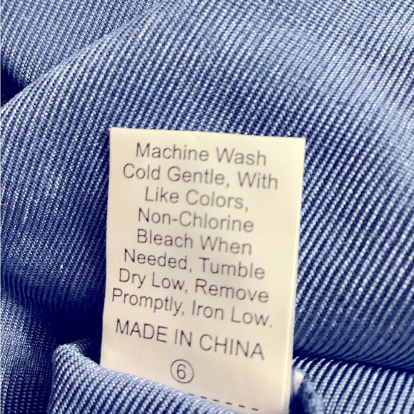 Plus size blue Tank top. - Picture 4 of 5